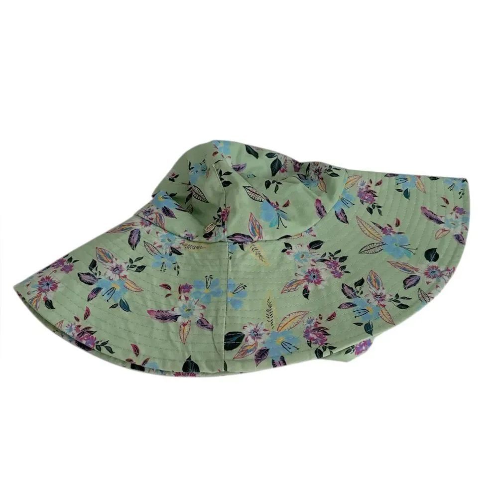 Steve Madden floral sun Hat EUC